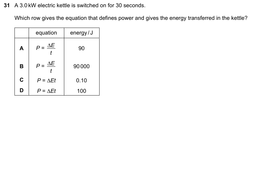 IGCSE 0653 May/Jun 2023 Paper 21 Q31 — Forces