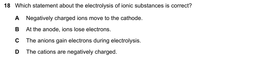 IGCSE 0653 May/Jun 2023 Paper 22 Q18 — Electrochemistry