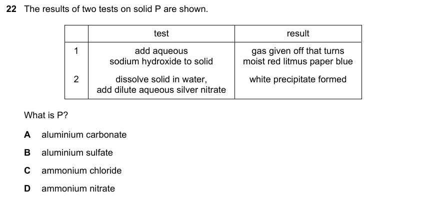 IGCSE 0653 May/Jun 2023 Paper 22 Q22 — Acids, Bases & Salts