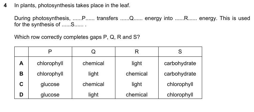 IGCSE 0653 May/Jun 2023 Paper 22 Q4 — Transport in Animals