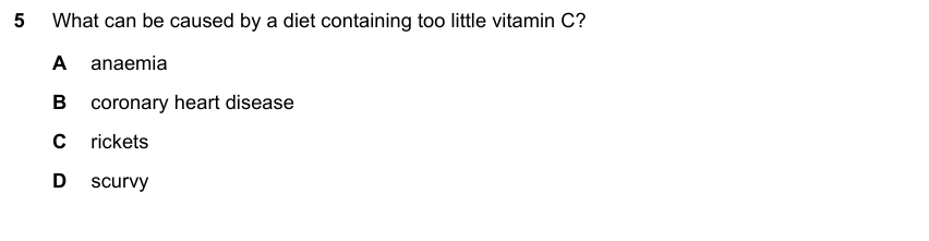 IGCSE 0653 May/Jun 2023 Paper 22 Q5 — Transport in Animals