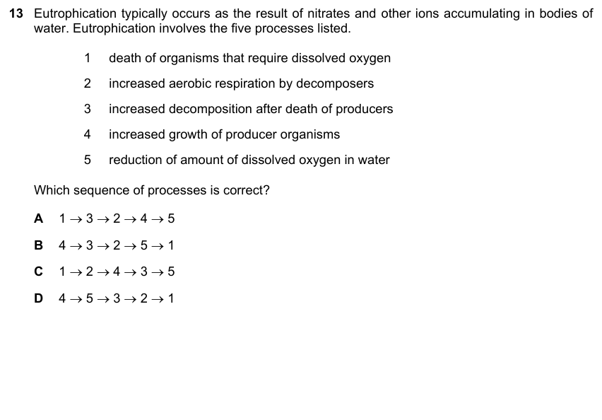 IGCSE 0653 May/Jun 2023 Paper 23 Q13 — Gas Exchange & Respiration