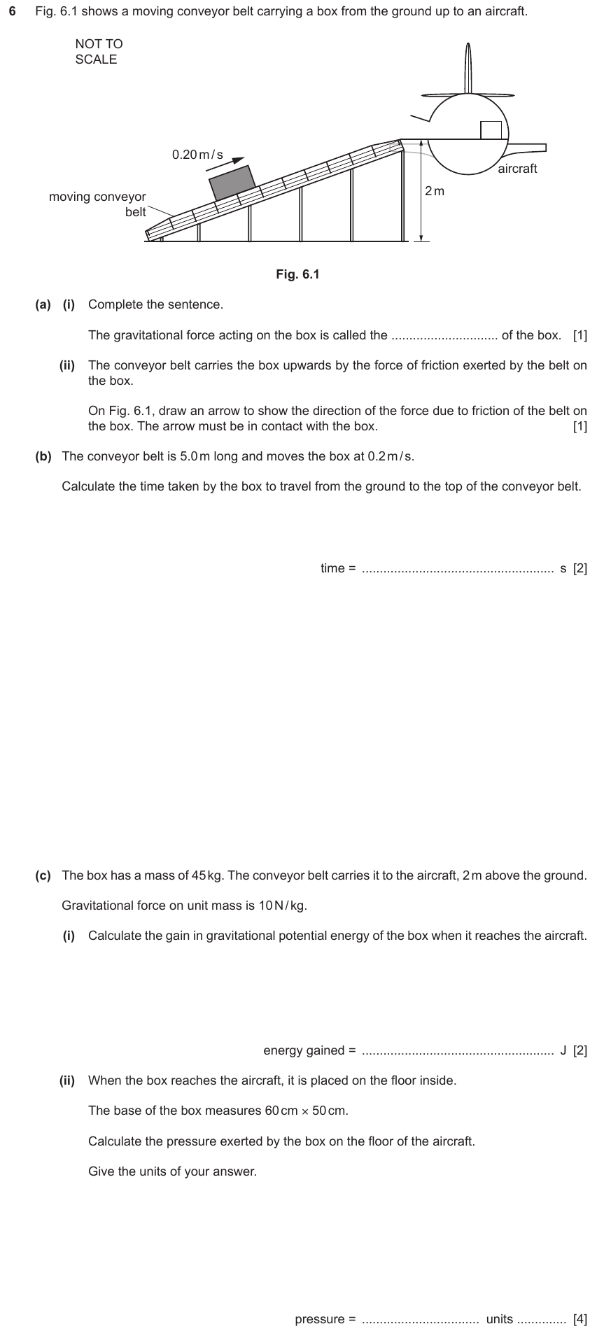 IGCSE 0653 May/Jun 2023 Paper 41 Q6 — Forces