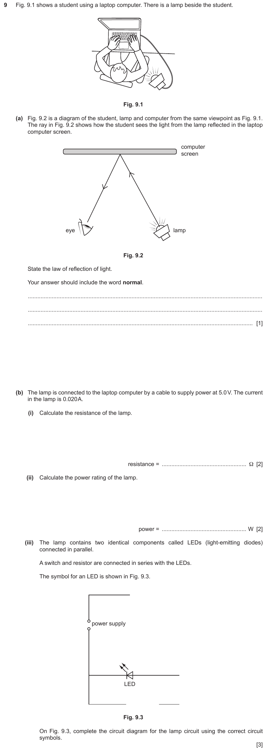 IGCSE 0653 May/Jun 2023 Paper 41 Q9 — Waves