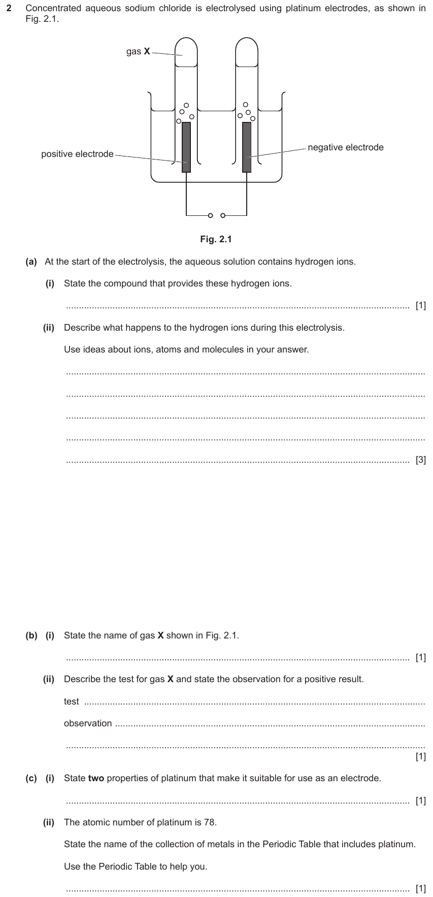 IGCSE 0653 May/Jun 2023 Paper 42 Q2 — Electrochemistry