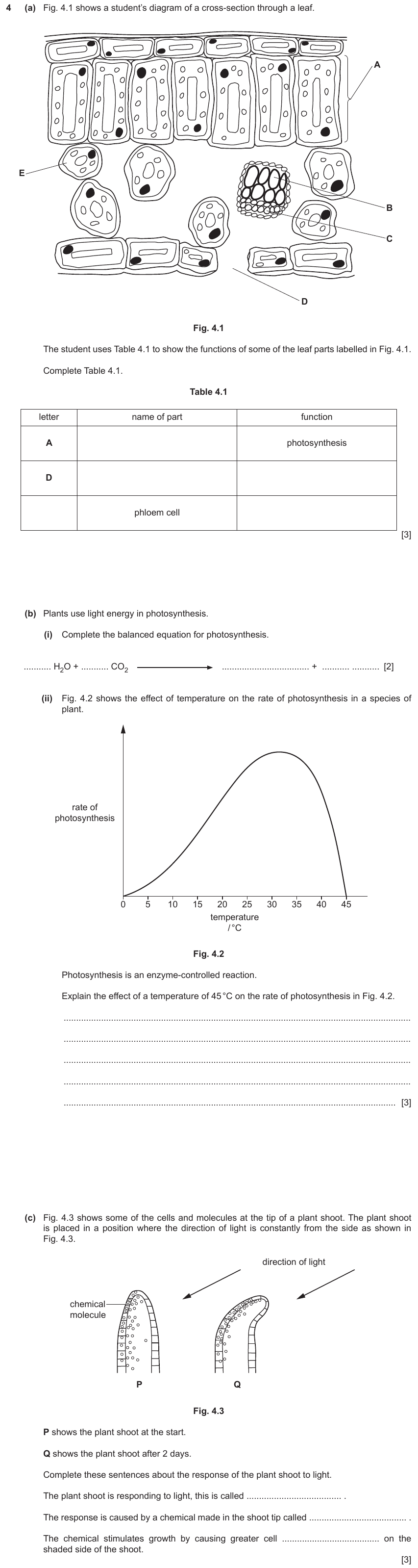 IGCSE 0653 May/Jun 2023 Paper 42 Q4 — Coordination & Response