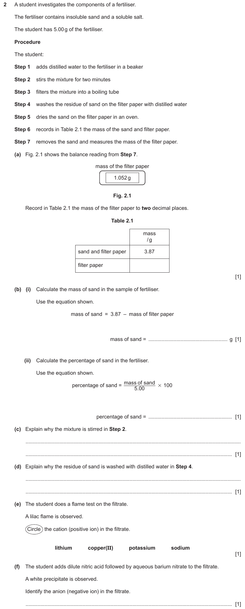 IGCSE 0653 May/Jun 2023 Paper 61 Q2 — Human Influences on Ecosystems
