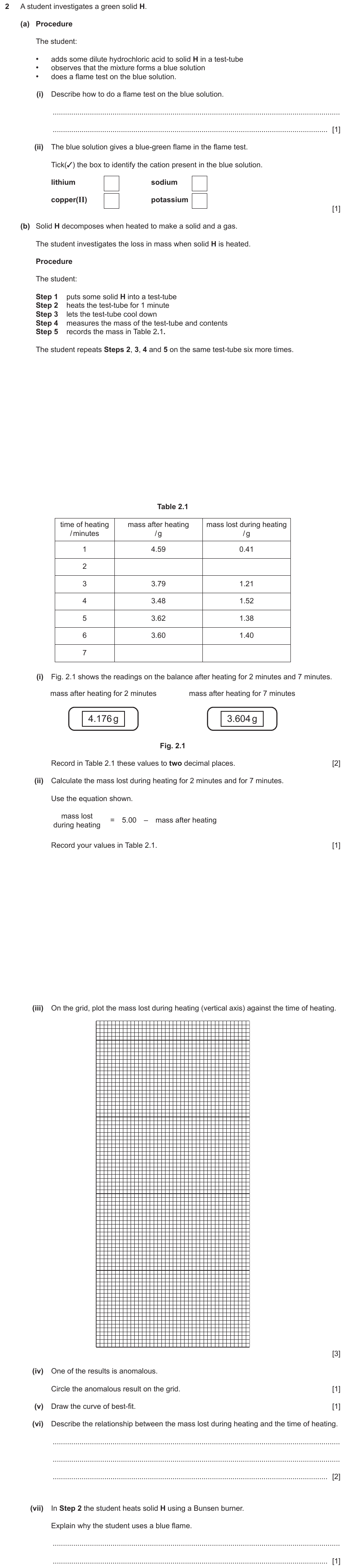 IGCSE 0653 May/Jun 2023 Paper 63 Q2 — Acids, Bases & Salts