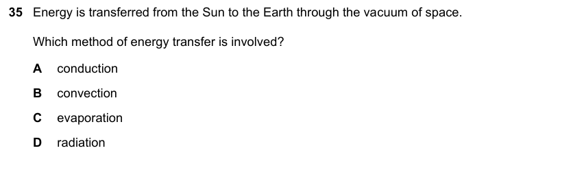 IGCSE 0653 May/Jun 2024 Paper 11 Q35 — States of Matter & Particles