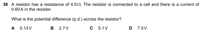 IGCSE 0653 May/Jun 2024 Paper 11 Q38 — Electricity & Magnetism