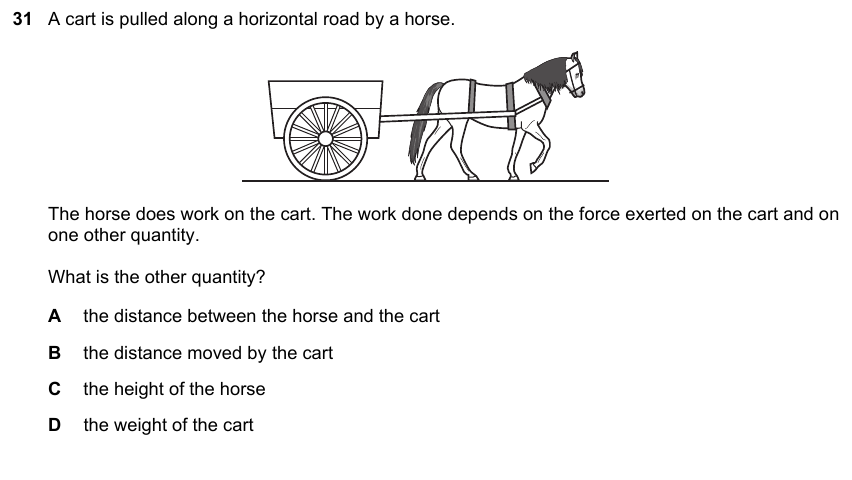 IGCSE 0653 May/Jun 2024 Paper 12 Q31 — Energy, Work & Power