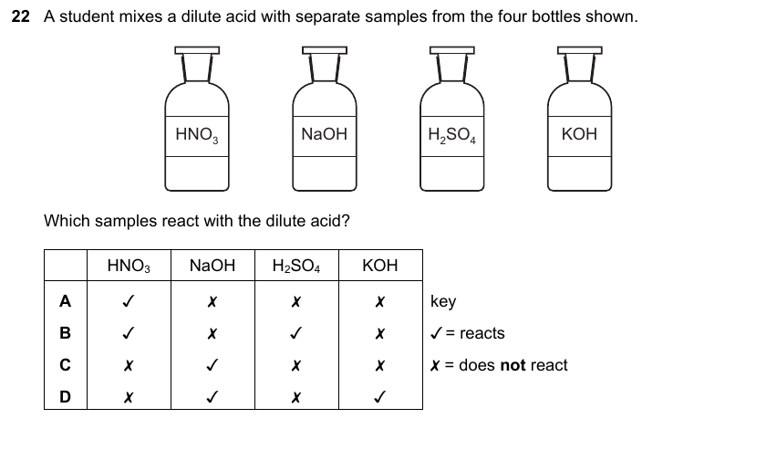 IGCSE 0653 May/Jun 2024 Paper 13 Q22 — Acids, Bases & Salts