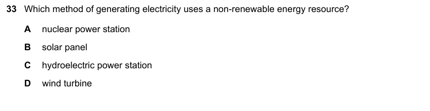 IGCSE 0653 May/Jun 2024 Paper 13 Q33 — Energy, Work & Power