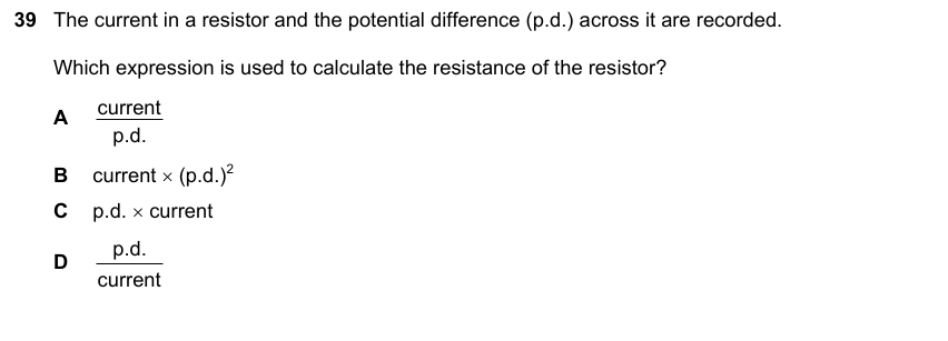 IGCSE 0653 May/Jun 2024 Paper 13 Q39 — Electricity & Magnetism