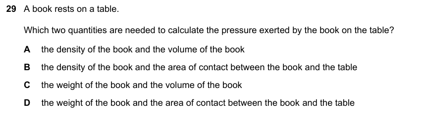 IGCSE 0653 May/Jun 2024 Paper 21 Q29 — States of Matter & Particles