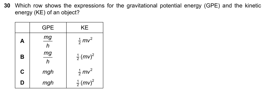 IGCSE 0653 May/Jun 2024 Paper 21 Q30 — States of Matter & Particles