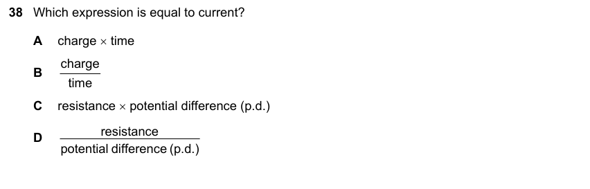 IGCSE 0653 May/Jun 2024 Paper 21 Q38 — Electricity & Magnetism