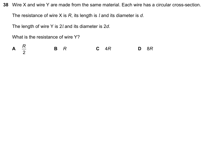 IGCSE 0653 May/Jun 2024 Paper 22 Q38 — Electricity & Magnetism