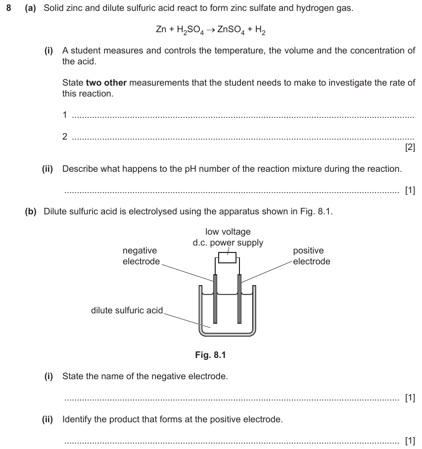 IGCSE 0653 May/Jun 2024 Paper 31 Q8 — Acids, Bases & Salts