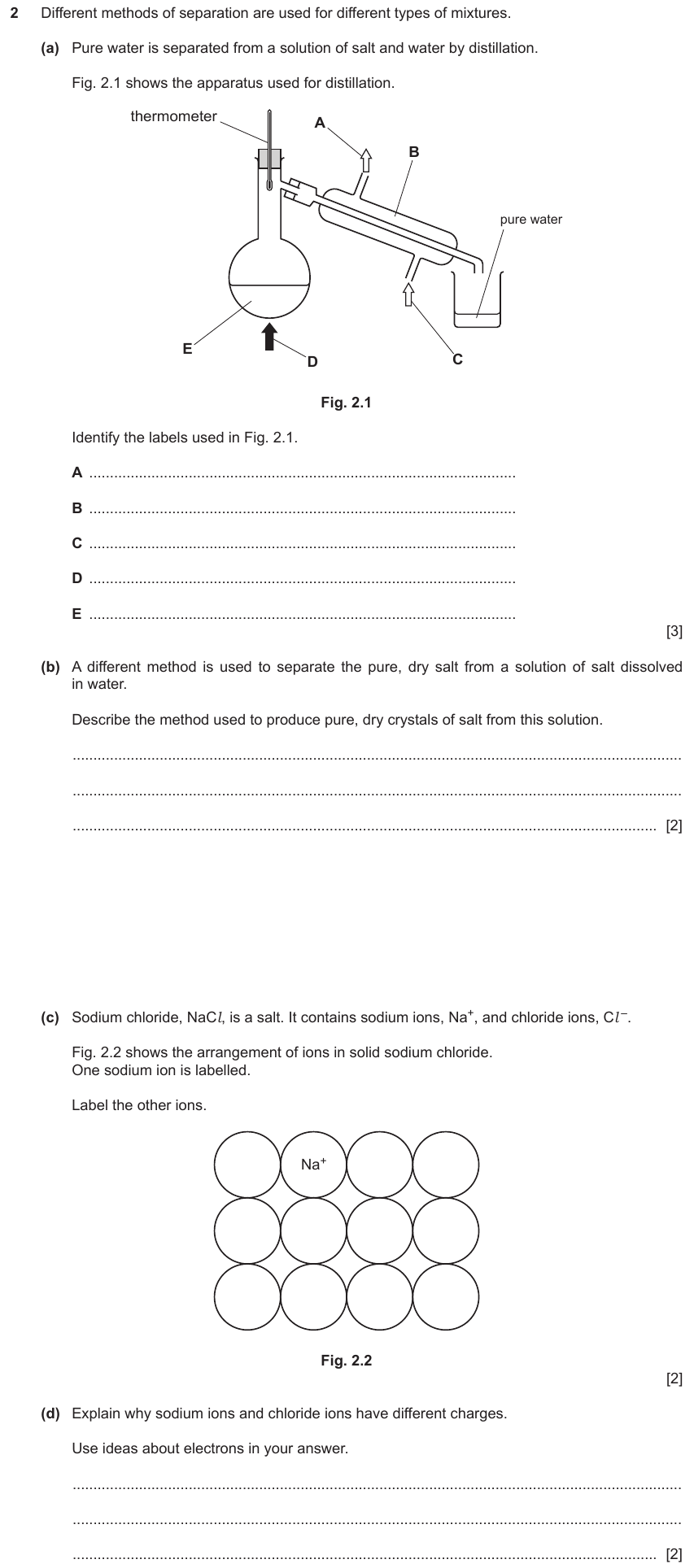 IGCSE 0653 May/Jun 2024 Paper 41 Q2 — Experimental Techniques & Analysis