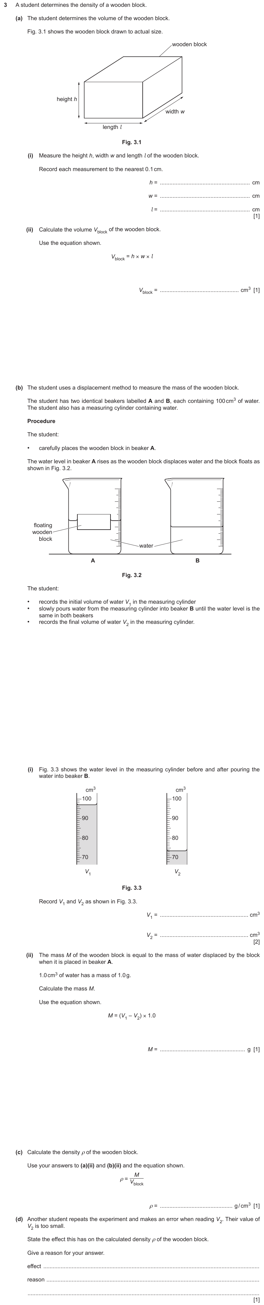 IGCSE 0653 May/Jun 2024 Paper 61 Q3 — Electricity & Magnetism