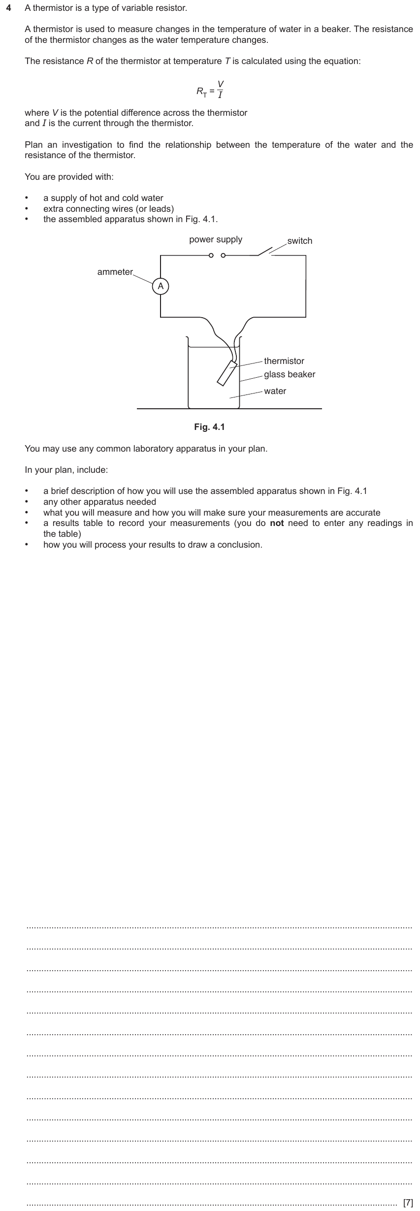 IGCSE 0653 May/Jun 2024 Paper 61 Q4 — Electricity & Magnetism