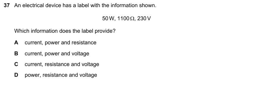 IGCSE 0653 May/Jun 2025 Paper 11 Q37 — Electricity & Magnetism