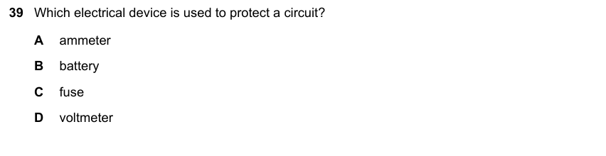 IGCSE 0653 May/Jun 2025 Paper 11 Q39 — Electricity & Magnetism