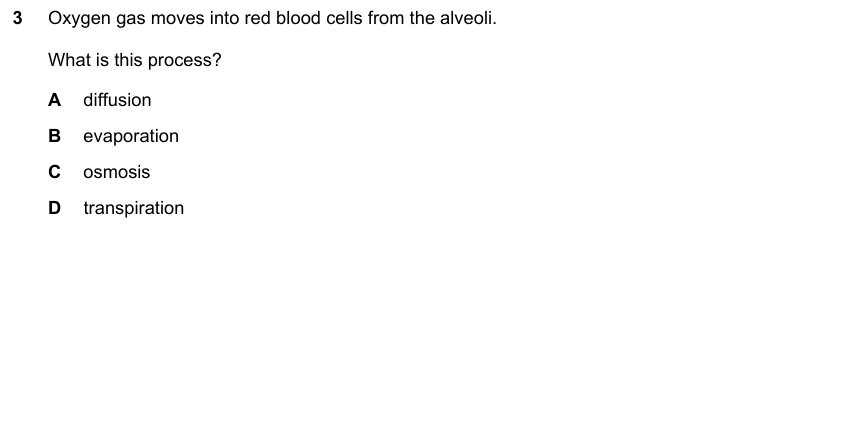 IGCSE 0653 May/Jun 2025 Paper 12 Q3 — Excretion