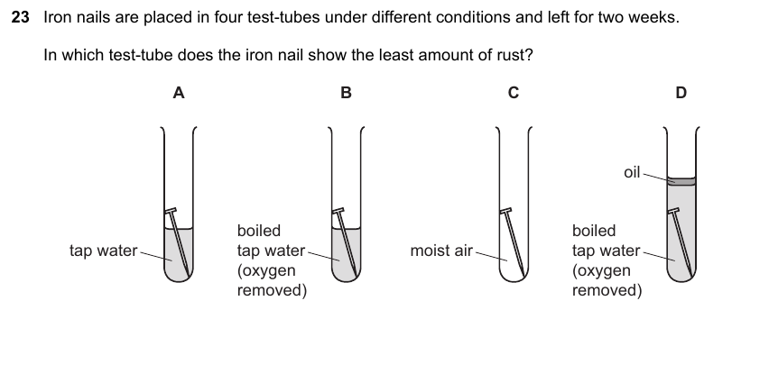 IGCSE 0653 May/Jun 2025 Paper 13 Q23 — Acids, Bases & Salts