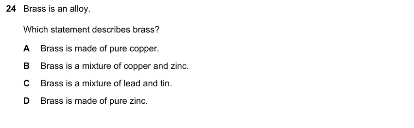 IGCSE 0653 May/Jun 2025 Paper 13 Q24 — Metals