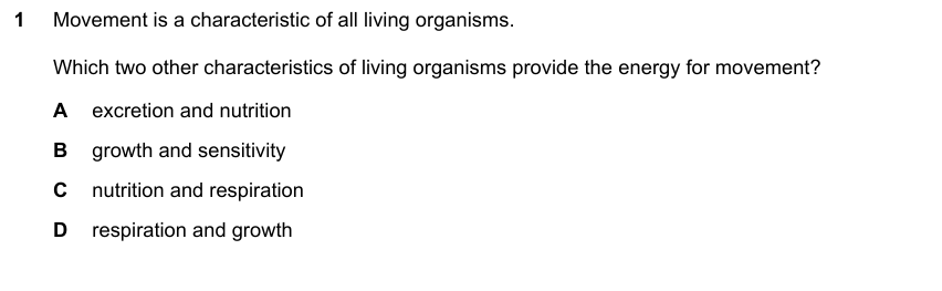 IGCSE 0653 May/Jun 2025 Paper 22 Q1 — Excretion