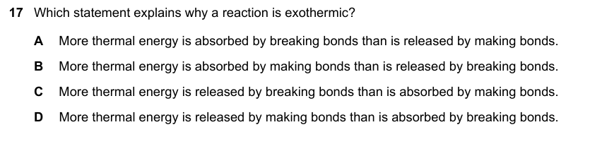IGCSE 0653 May/Jun 2025 Paper 22 Q17 — Chemical Energetics