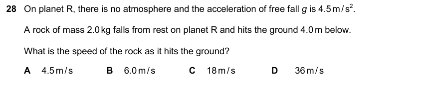 IGCSE 0653 May/Jun 2025 Paper 23 Q28 — Space Physics