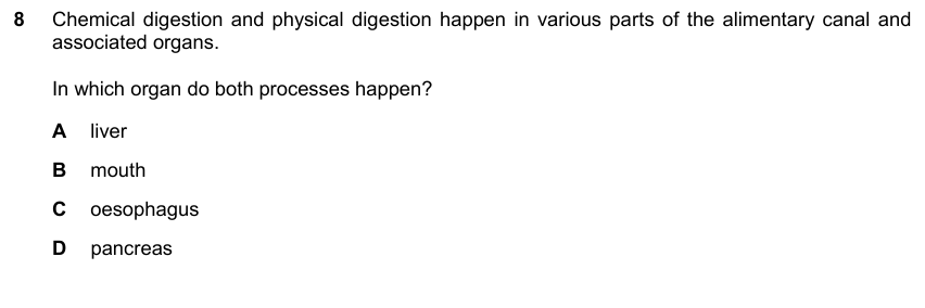 IGCSE 0653 May/Jun 2025 Paper 23 Q8 — Human Nutrition