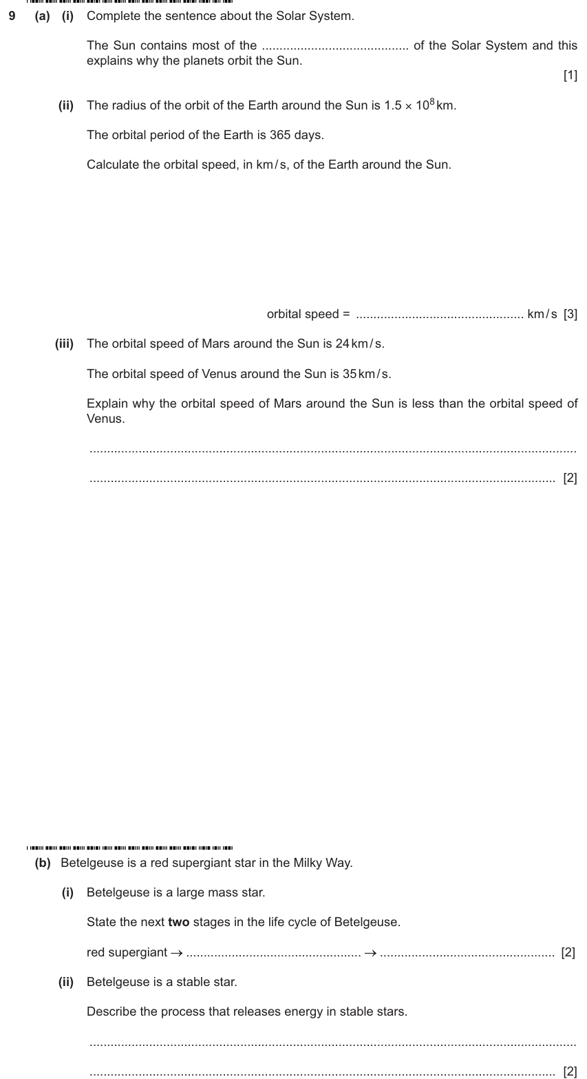 IGCSE 0653 May/Jun 2025 Paper 42 Q9 — Inheritance