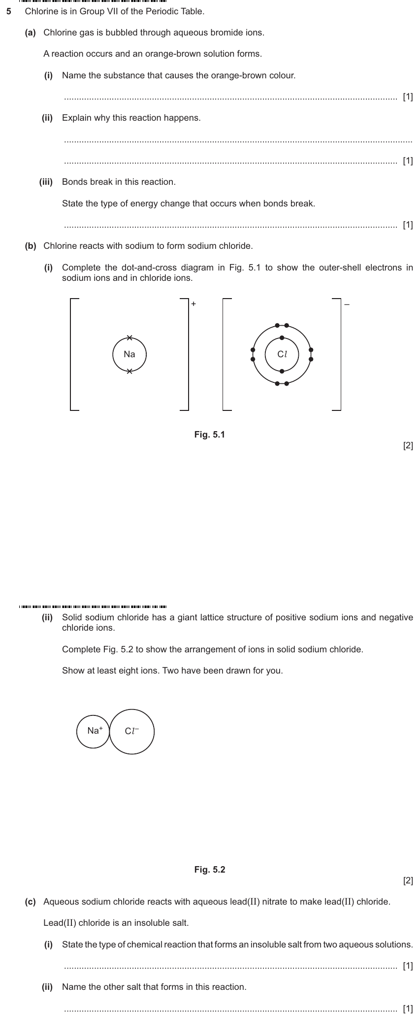 IGCSE 0653 May/Jun 2025 Paper 43 Q5 — Organic Chemistry