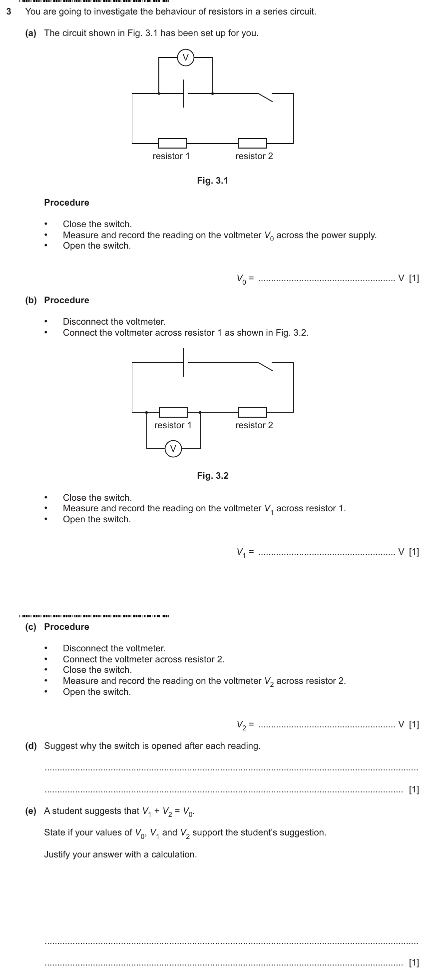 IGCSE 0653 May/Jun 2025 Paper 52 Q3 — Electricity & Magnetism