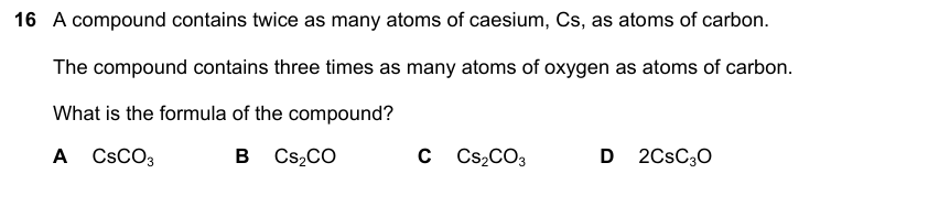 IGCSE 0653 Oct/Nov 2023 Paper 11 Q16 — Chemical Energetics