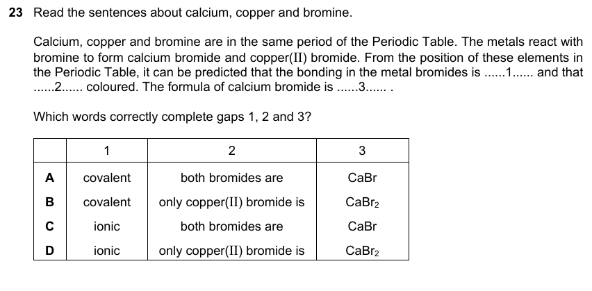 IGCSE 0653 Oct/Nov 2023 Paper 11 Q23 — Variation & Selection