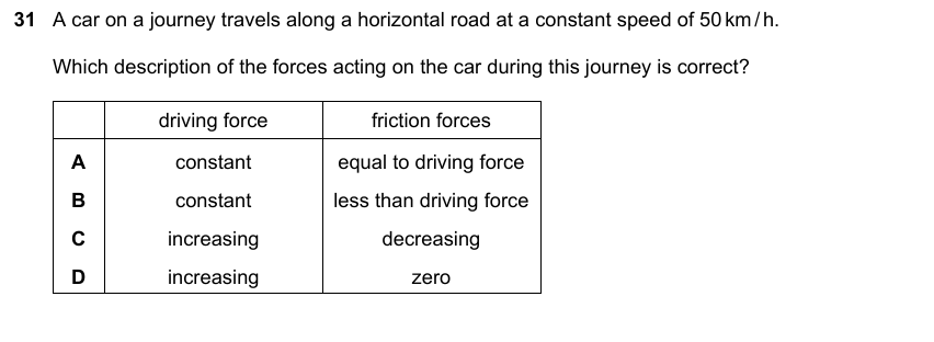 IGCSE 0653 Oct/Nov 2023 Paper 11 Q31 — Energy, Work & Power