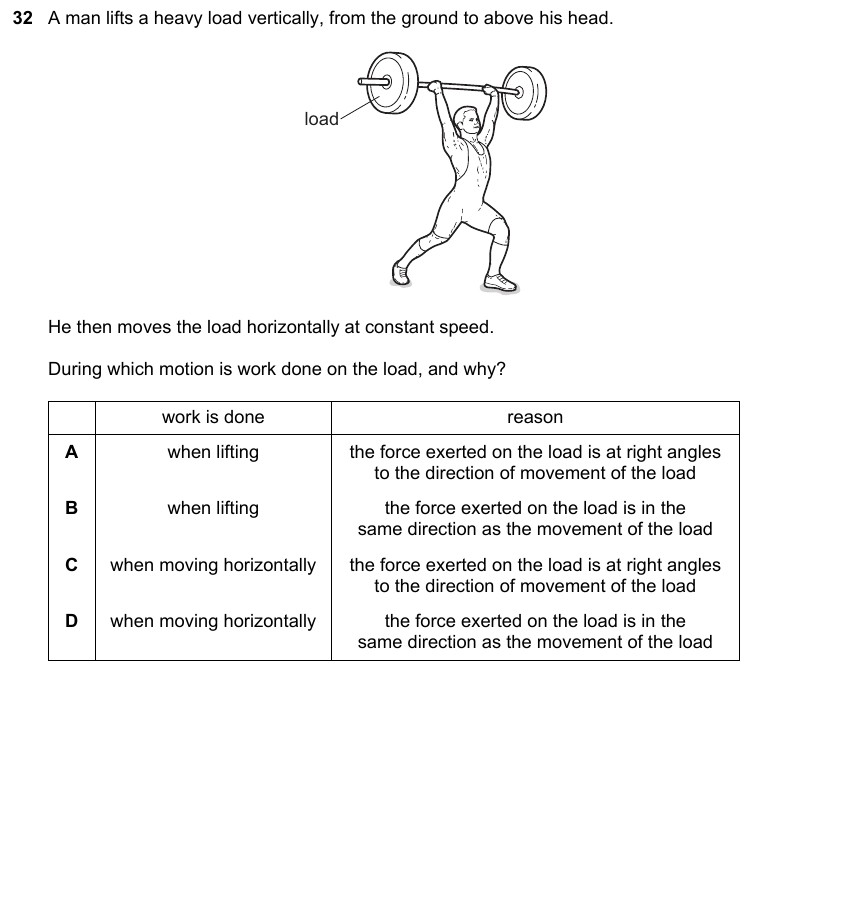 IGCSE 0653 Oct/Nov 2023 Paper 11 Q32 — Energy, Work & Power