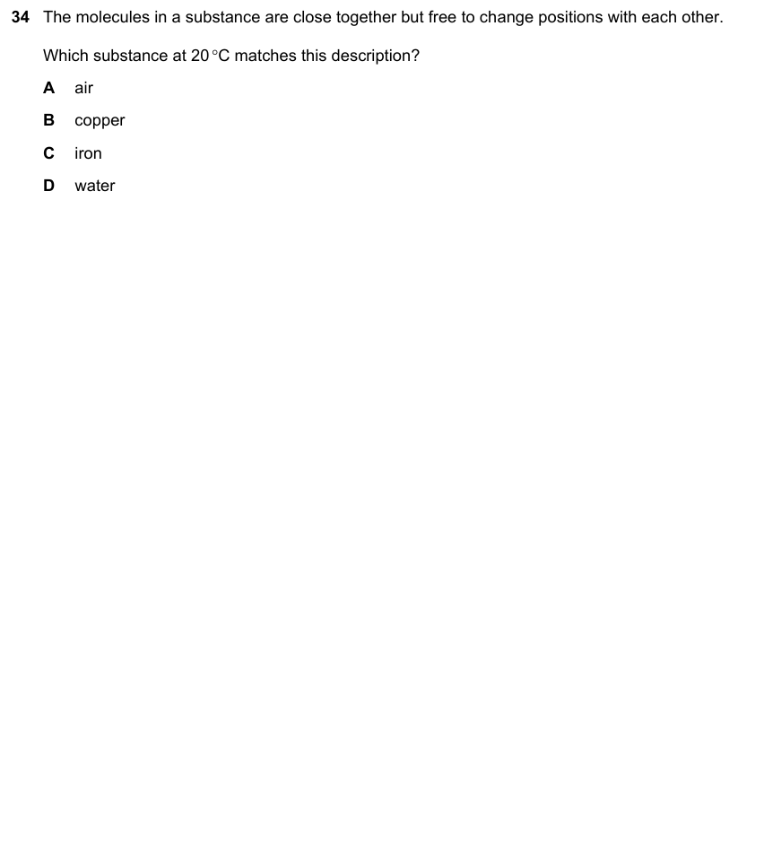IGCSE 0653 Oct/Nov 2023 Paper 11 Q34 — Thermal Physics