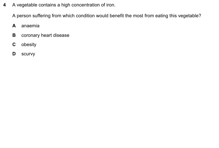 IGCSE 0653 Oct/Nov 2023 Paper 22 Q4 — Gas Exchange & Respiration