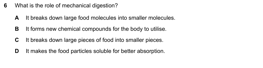IGCSE 0653 Oct/Nov 2023 Paper 23 Q6 — Gas Exchange & Respiration