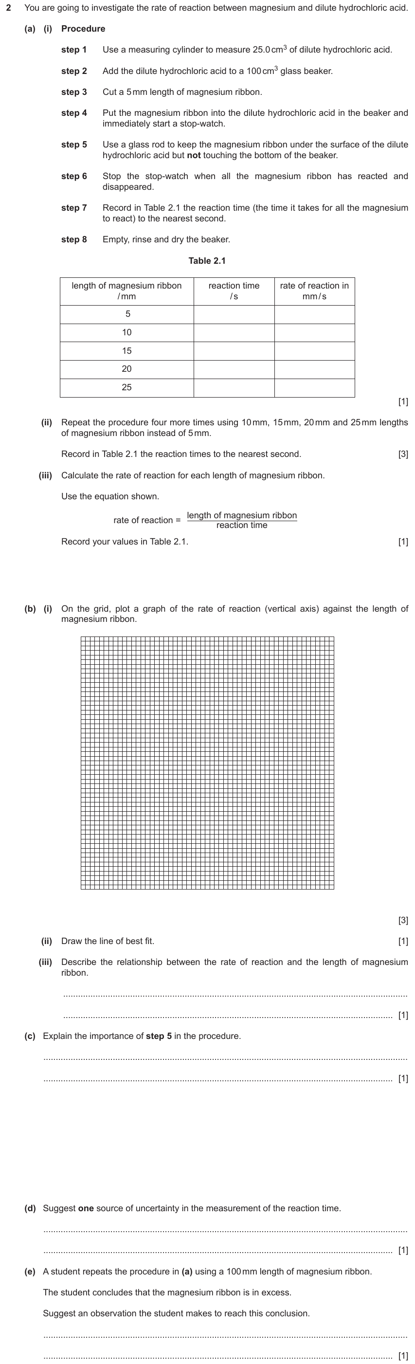 IGCSE 0653 Oct/Nov 2023 Paper 51 Q2 — Coordination & Response