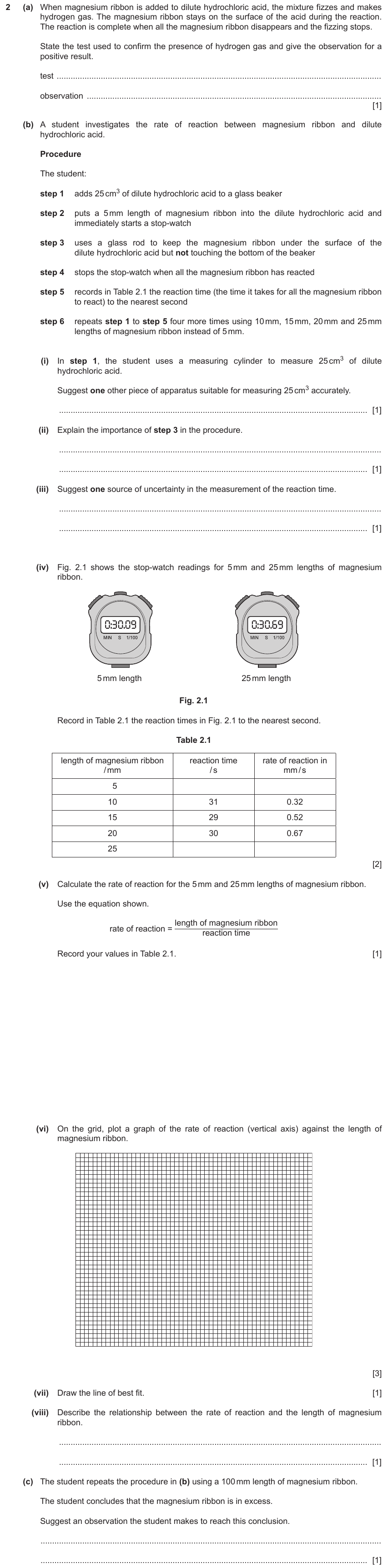 IGCSE 0653 Oct/Nov 2023 Paper 61 Q2 — Coordination & Response