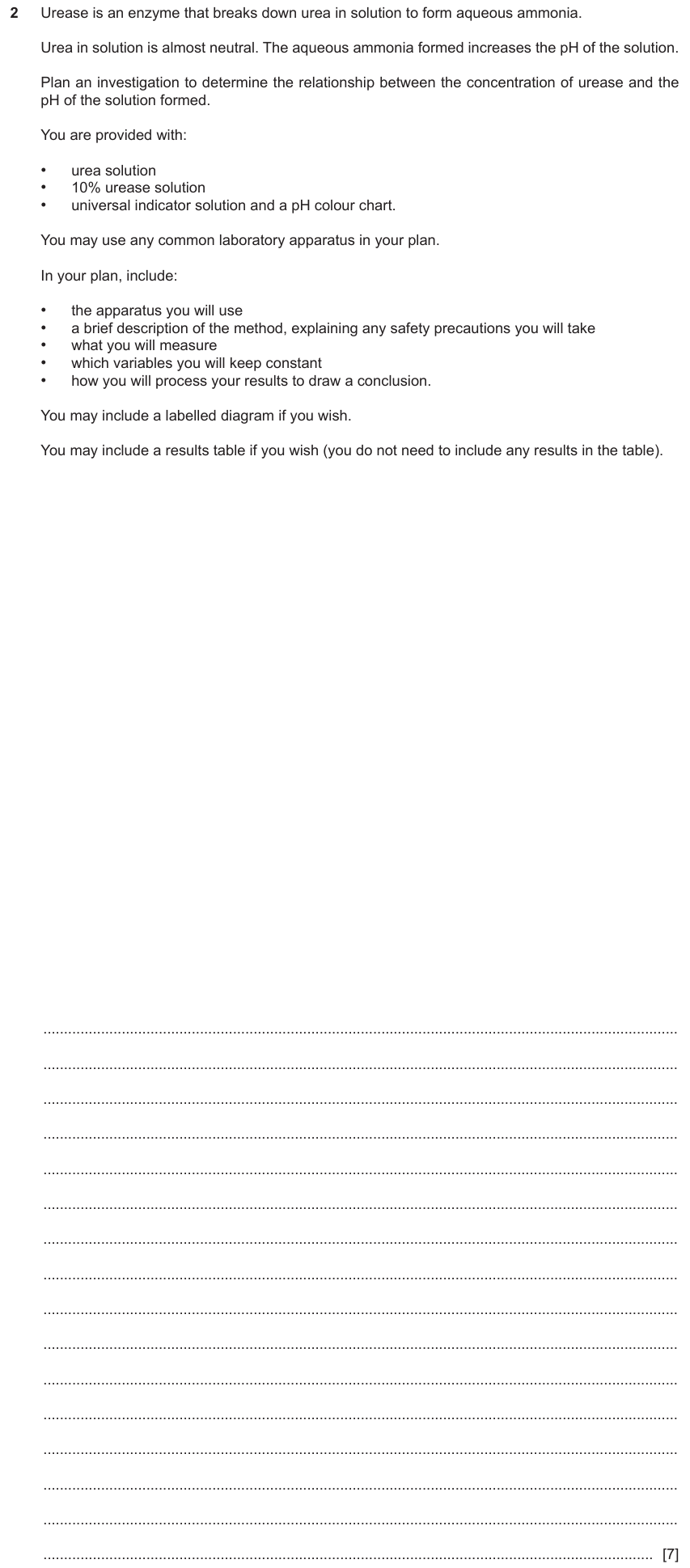 IGCSE 0653 Oct/Nov 2023 Paper 63 Q2 — Excretion