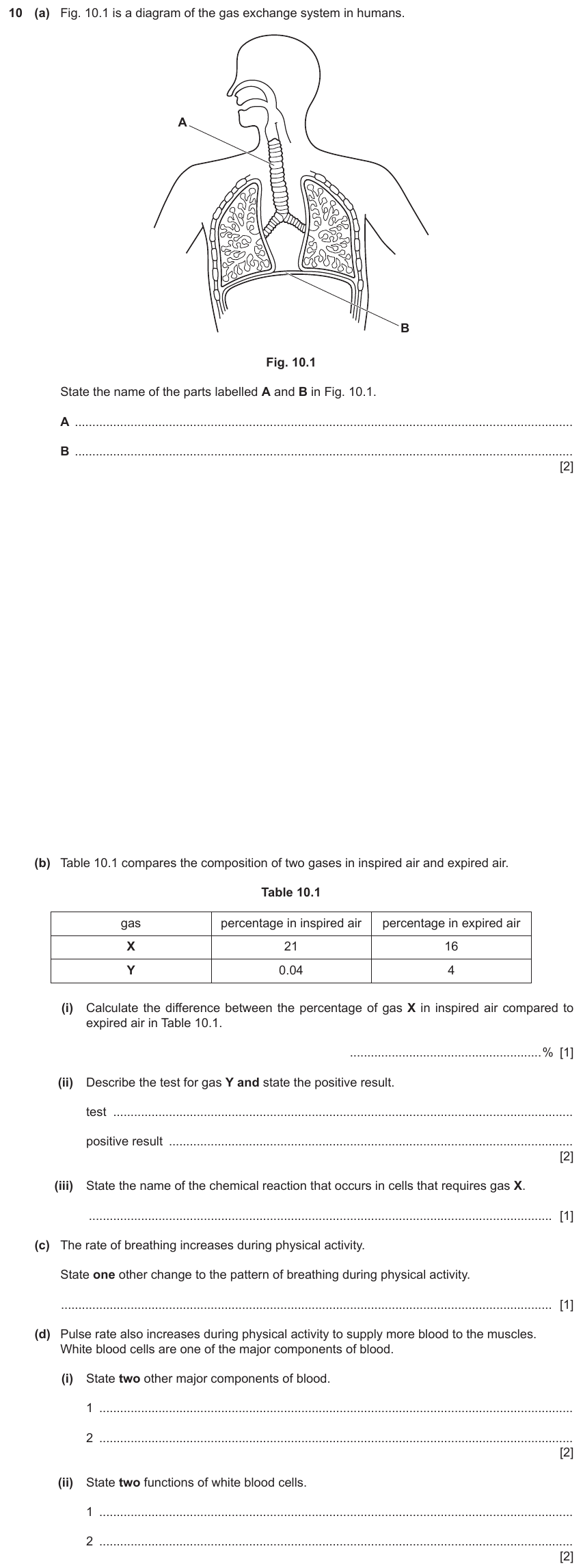 IGCSE 0654 Mar 2024 Paper 32 Question 10 — Blood