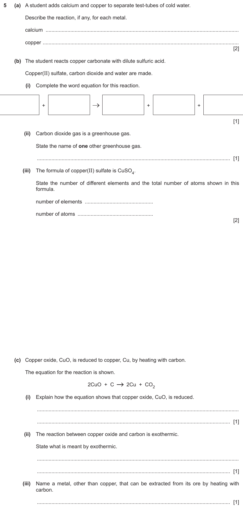 IGCSE 0654 Jun 2022 Paper 32 Question 5 — Climate change